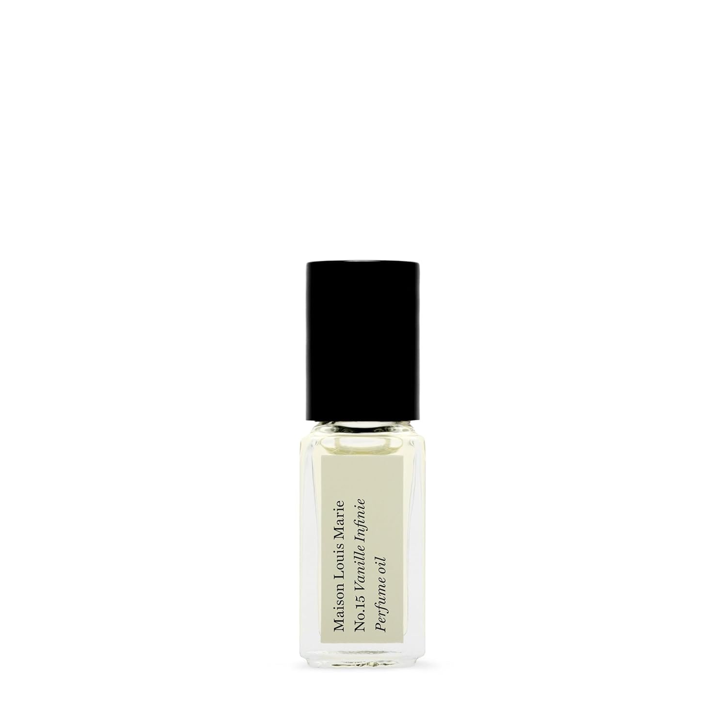 Maison Louis Marie – No. 15 Vanille Infinie Natural Roll-On Perfume Oil Sample | Luxury Clean Beauty + Non-Toxic Fragrance (0.1 fl oz | 3 ml)