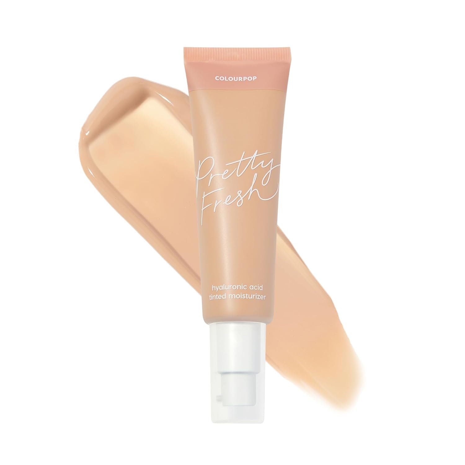 ColourPop Pretty Fresh Tinted Moisturizer – Hydrating Skin Tint with Lightweight Coverage – Formulated with Hyaluronic Acid & Coconut Water for Healthy-Looking Skin – Light 8N (1.45 oz)