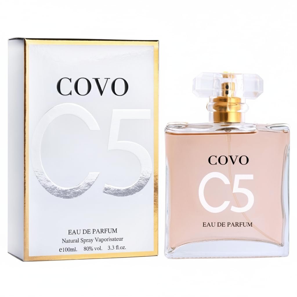 URBAN COLLECTION Covo C5 for Women Eau De Parfum 3.3 fl oz- Pure Femininity in a Bottle – Delicate Floral Scents of Jasmine and May Rose – Cruelty-Free Perfume Precious Gift for Women