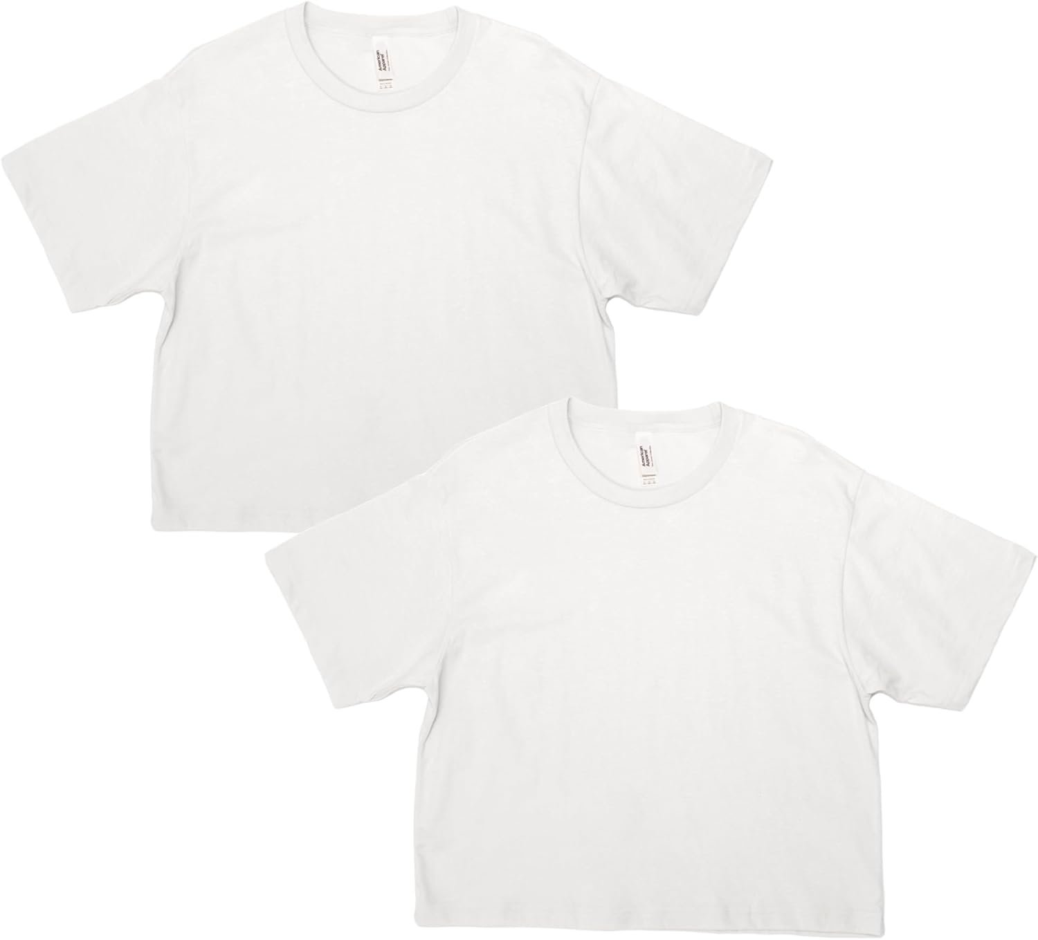 American Apparel Women’s Fine Jersey Boxy Style G102 T-Shirt (2-Pack)
