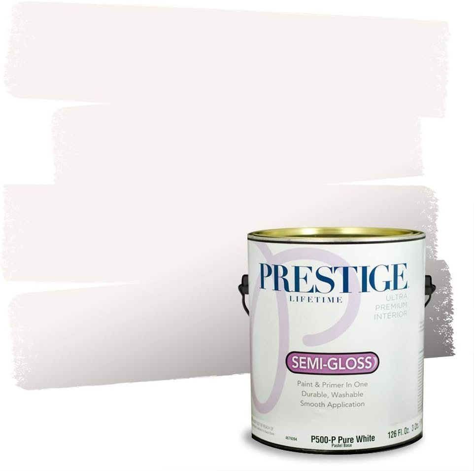 PRESTIGE Interior Paint and Primer in One, Pink Lady, Semi-Gloss, 1 Gallon