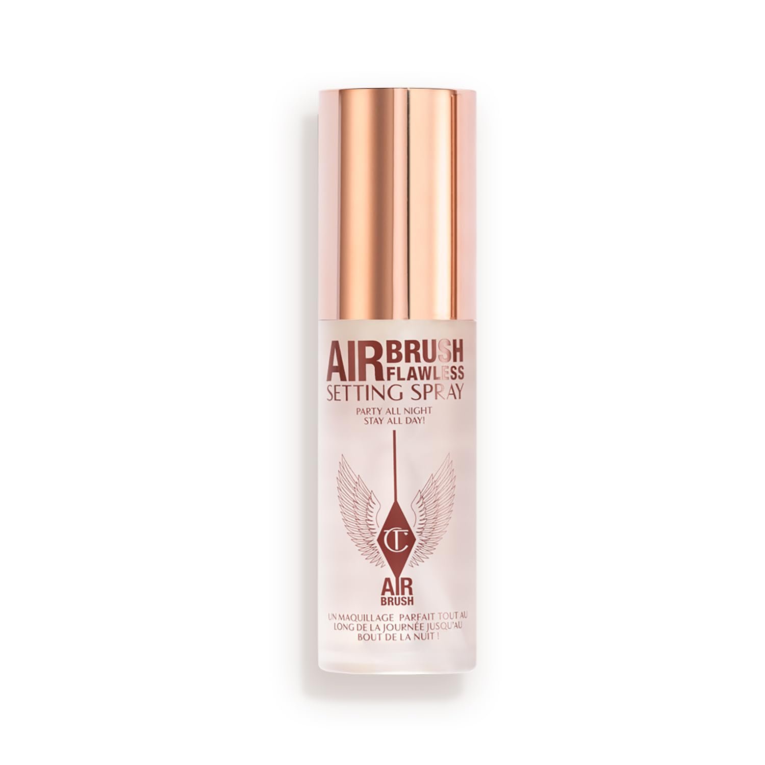 Charlotte Tilbury Airbrush Flawless Setting Spray – Ultra-Fine Hydrating Mist to Prime & Set Makeup Up to 16Hr – Soothes and Blurs Skin, Waterproof, Wedding Makeup
