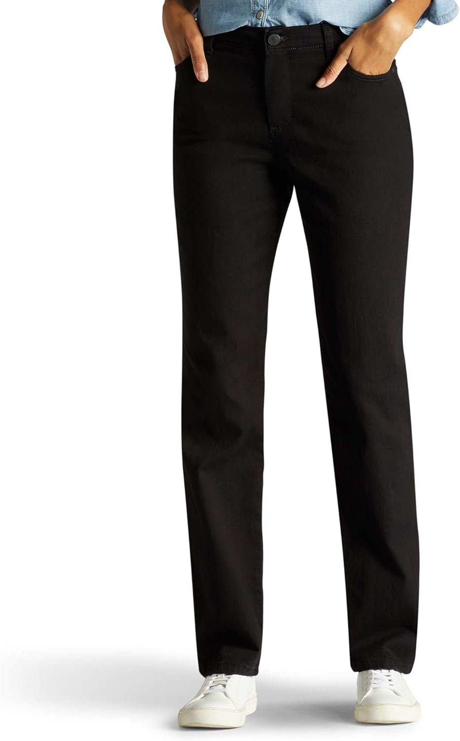 Lee Women’s Instantly Slims Classic Relaxed Fit Monroe Straight Leg Jean