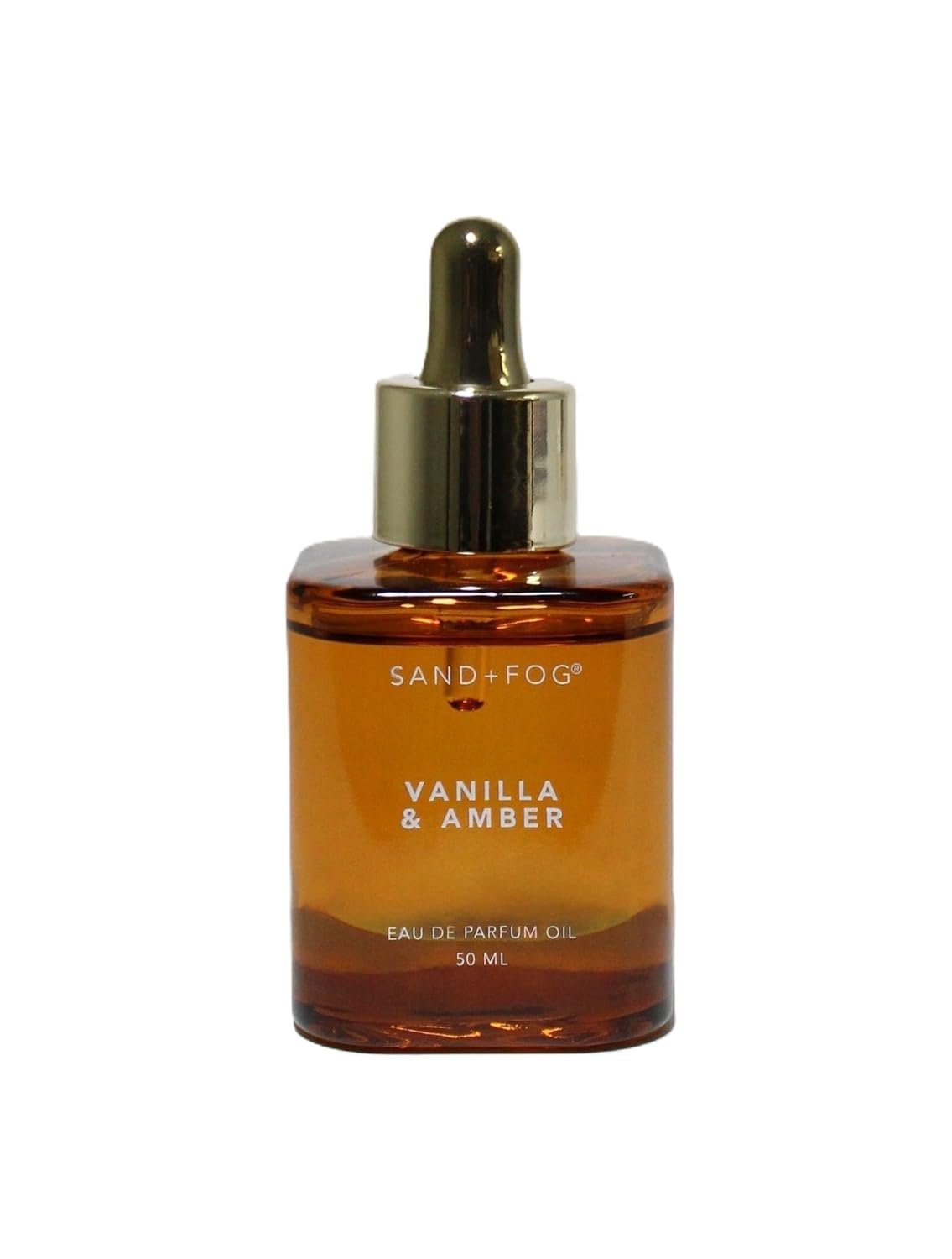 Sand + Fog Vanilla & Amber Eau de Parfum Oil, 1.7oz 50ml, Dropper Bottle
