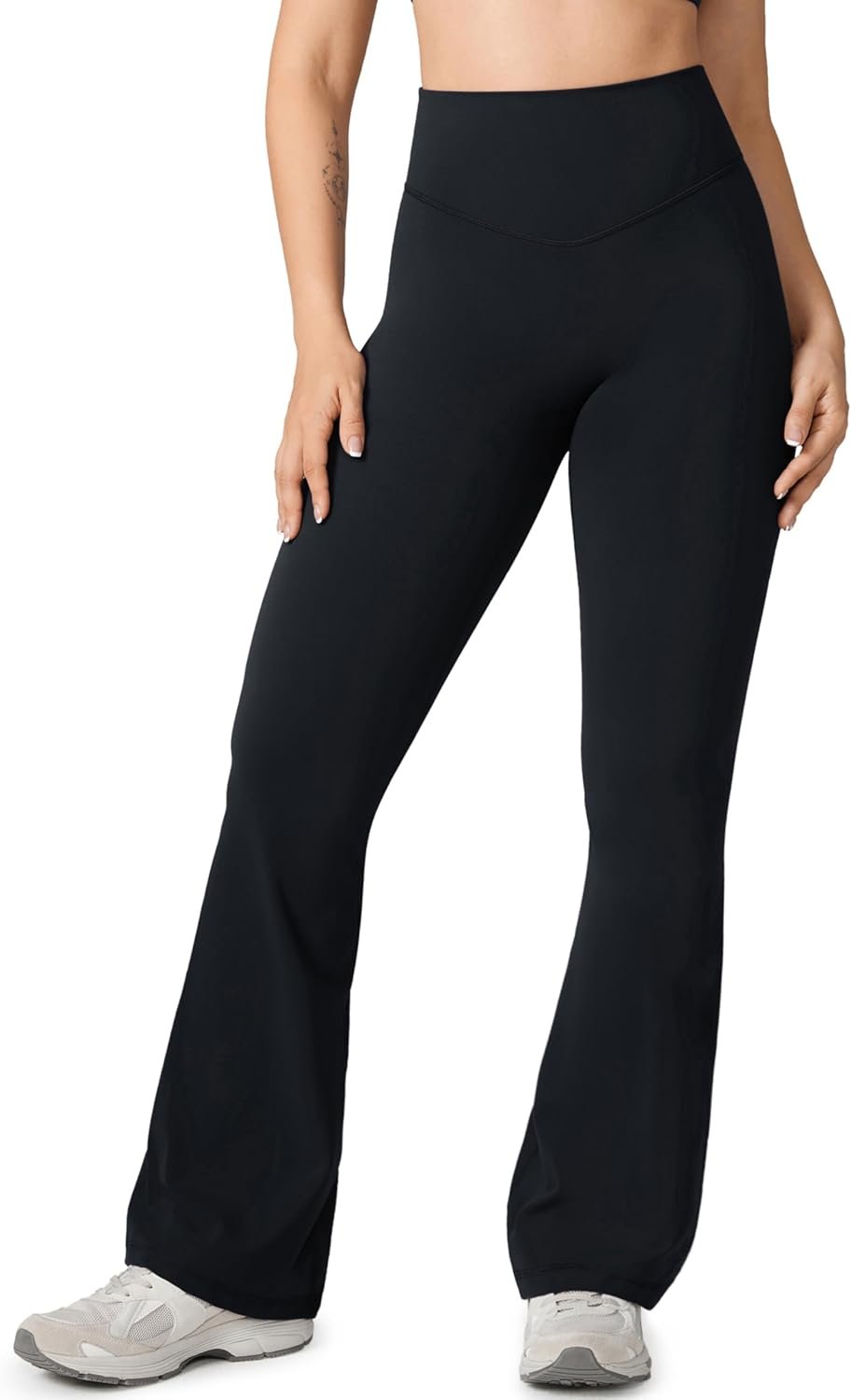 UNISSU Hugcurve No Front Seam High Waisted Flare Leggings for Women Bootcut Yoga Pants Buttery Soft – 29.5”/31.5”/33.5”