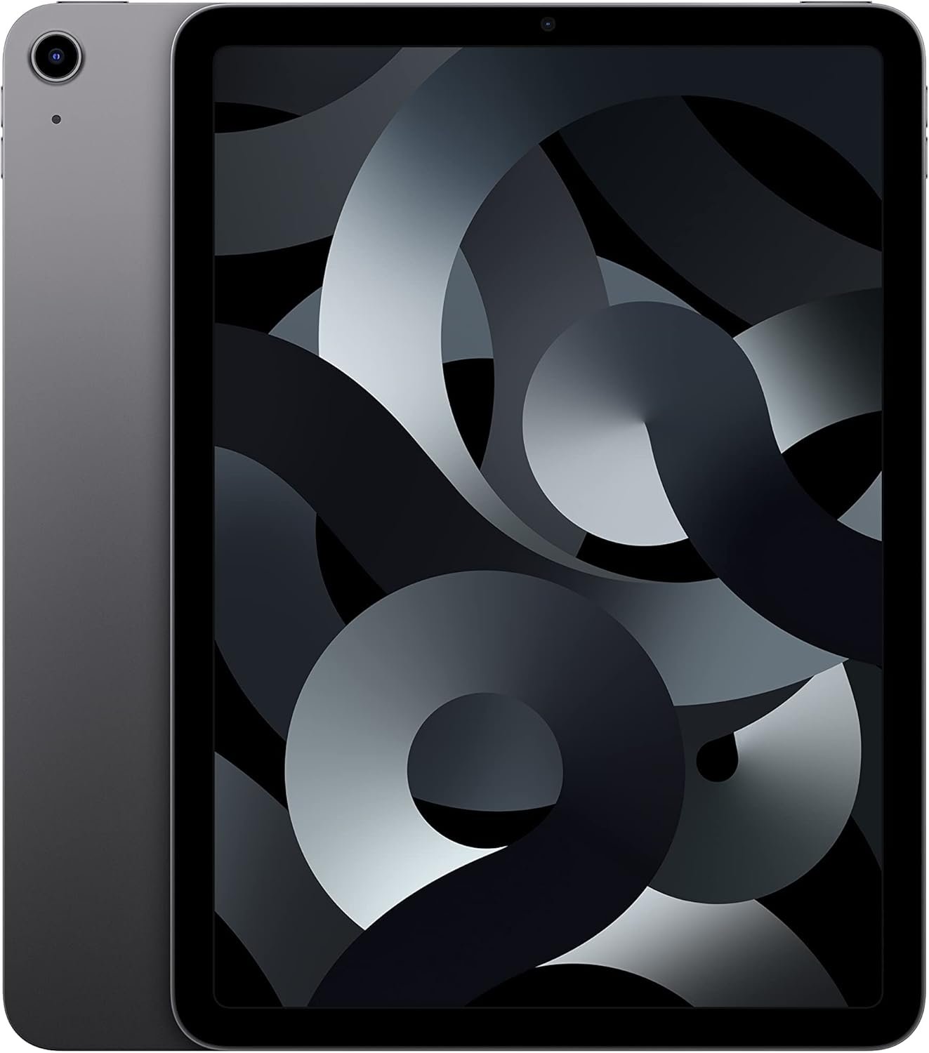 Apple Early 2022 iPad Air 5th Gen, 10.9-inch, Wi-Fi, 64GB, Space Gray (Renewed)