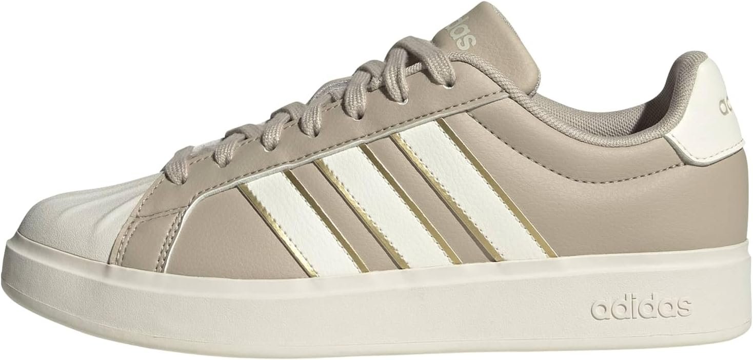 adidas Womens Streettalk Lace Up Sneakers Shoes Casual – Black