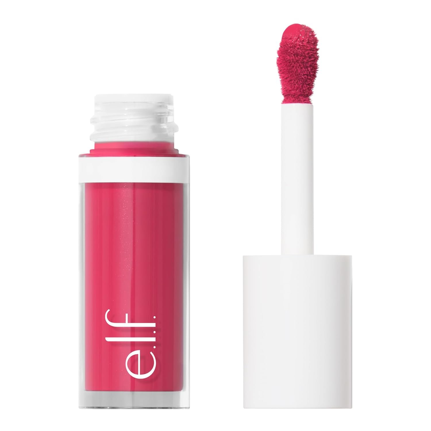 e.l.f. Camo Liquid Blush, Long-lasting Liquid Blush For High-pigment Color, Creates A Soft, Dewy Finish, Vegan & Cruelty-free, Comin’ In Hot Pink