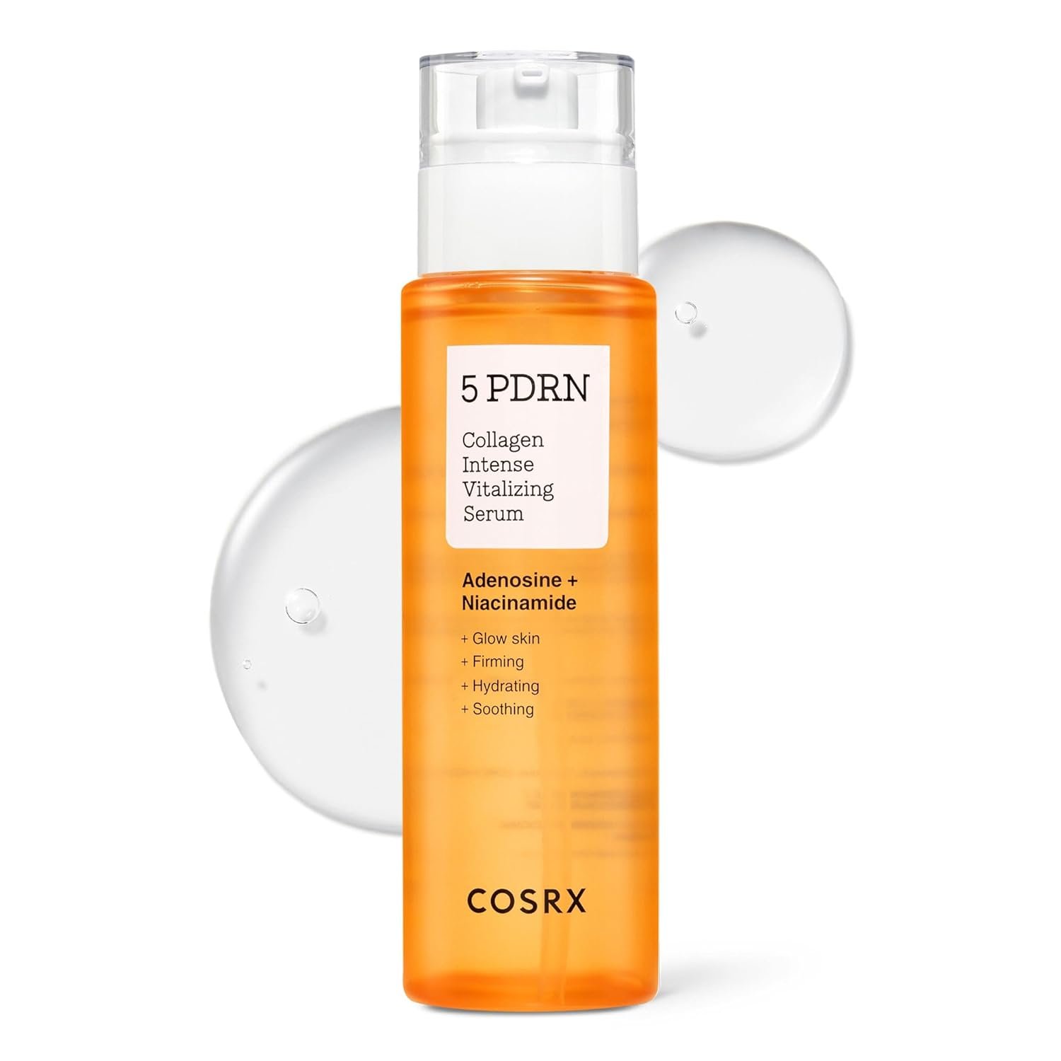 COSRX 5 PDRN Collagen Intense Vitalizing Serum – Korean Serum for Skin Firming & Glowing with Salmon DNA, Centella, Lactobacillus PDRN & Collagen, Korean Skin Care (3.38 fl.oz.)