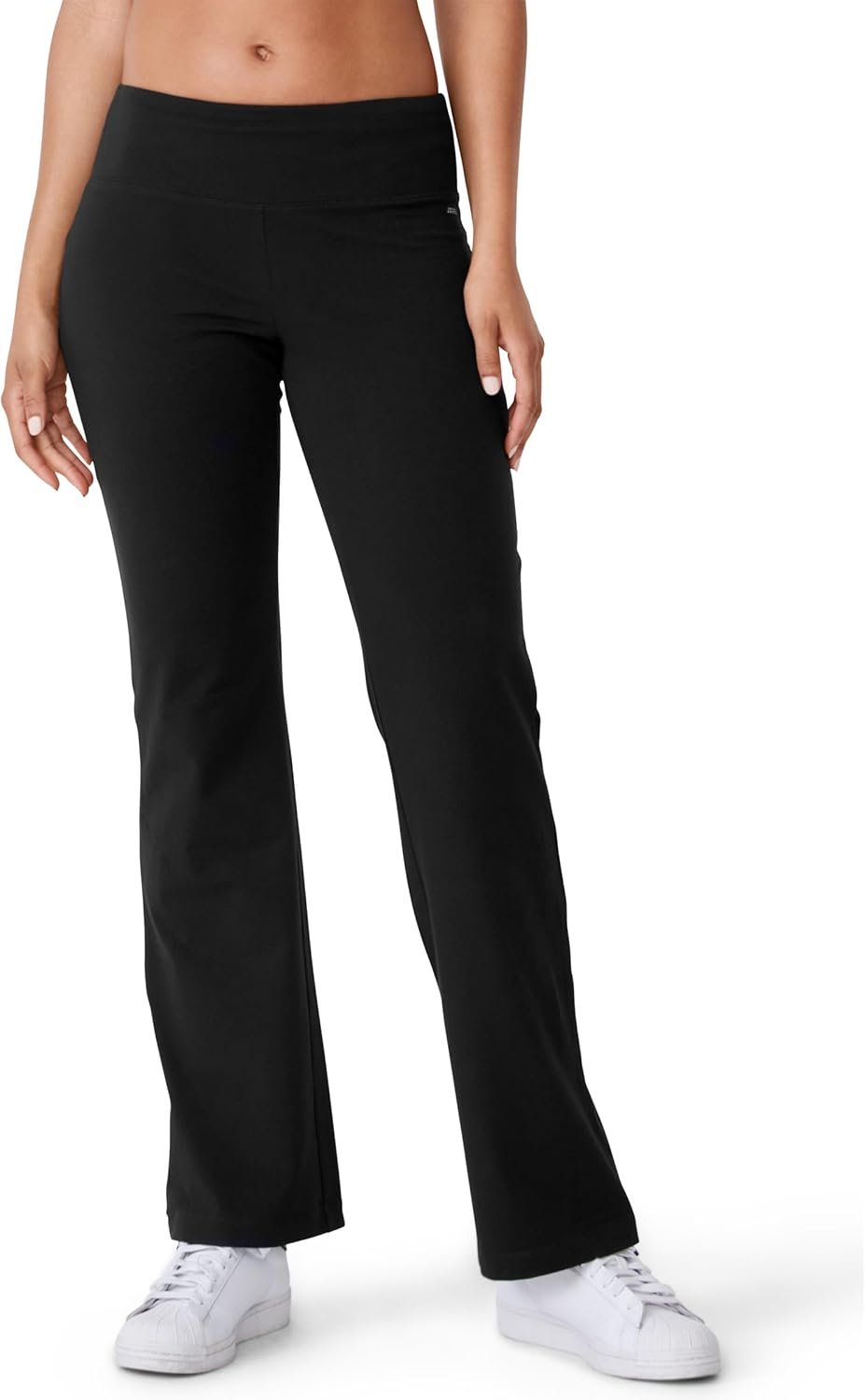 Jockey Women’s Active Cotton Stretch Slim Bootleg Yoga Pants