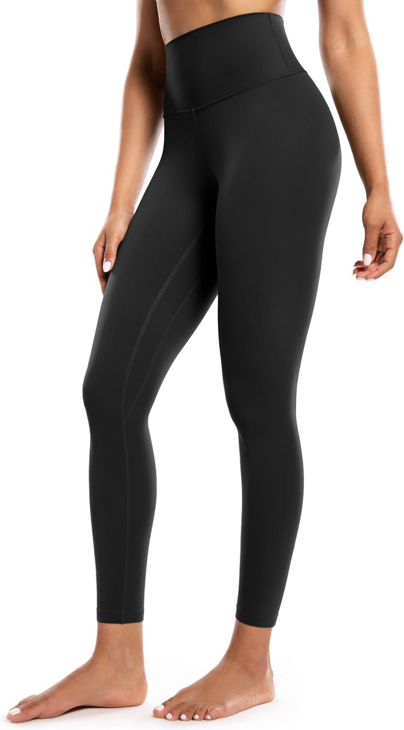 POSHDIVAH Women’s Creamluxe Yoga Leggings 21″/23″/25″/28″ High Waisted Cream-Feeling Workout Lounge Pants for Running