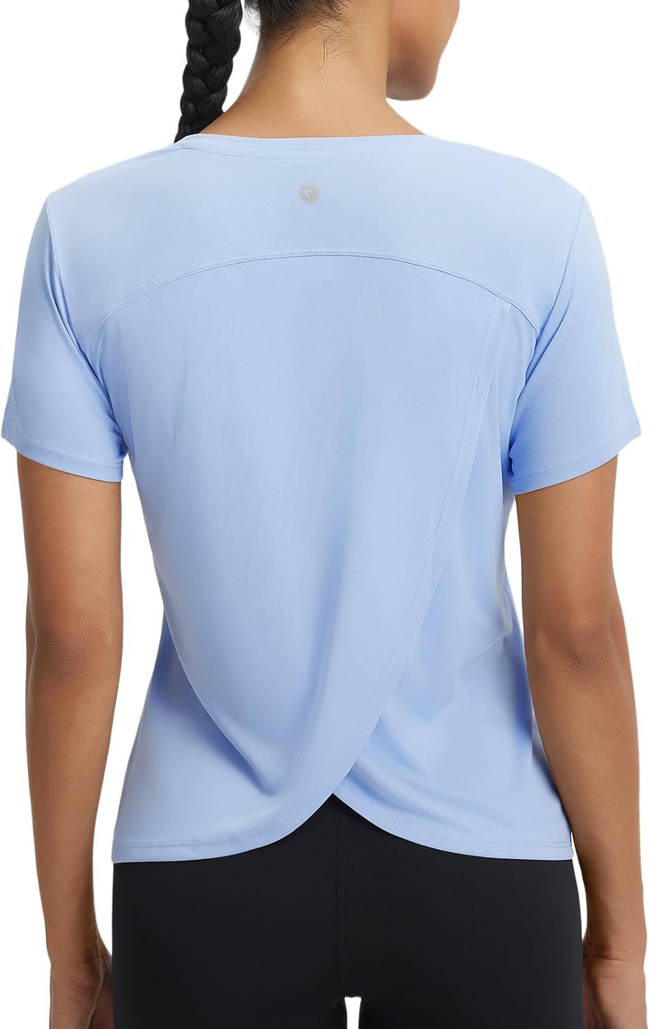 baleaf Women’s Short Sleeve Workout Shirts Athletic Tops Sun Protection Breathable T-Shirts Quick Dry Gym Running Tennis