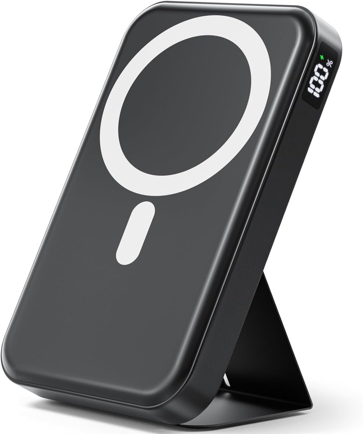 for Magsafe Power Bank, 10000mAh Wireless Portable Charger with Foldable Stand, 20W PD Fast Charging, Travel Essential for Magsafe Battery Pack, Compatible with iPhone 17/16/15/14 Series