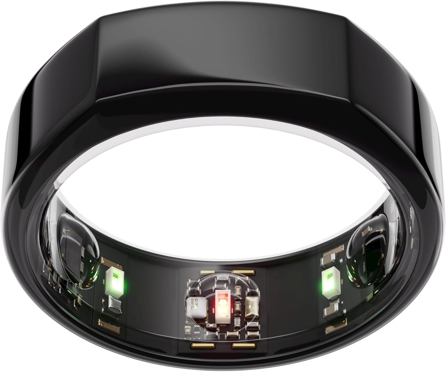 Oura Ring Gen3 Heritage – Black – Size 8 – Smart Ring – Size First with Oura Ring Gen3 Sizing Kit – Sleep Tracking Wearable – Heart Rate – Fitness Tracker – 5-7 Days Battery Life