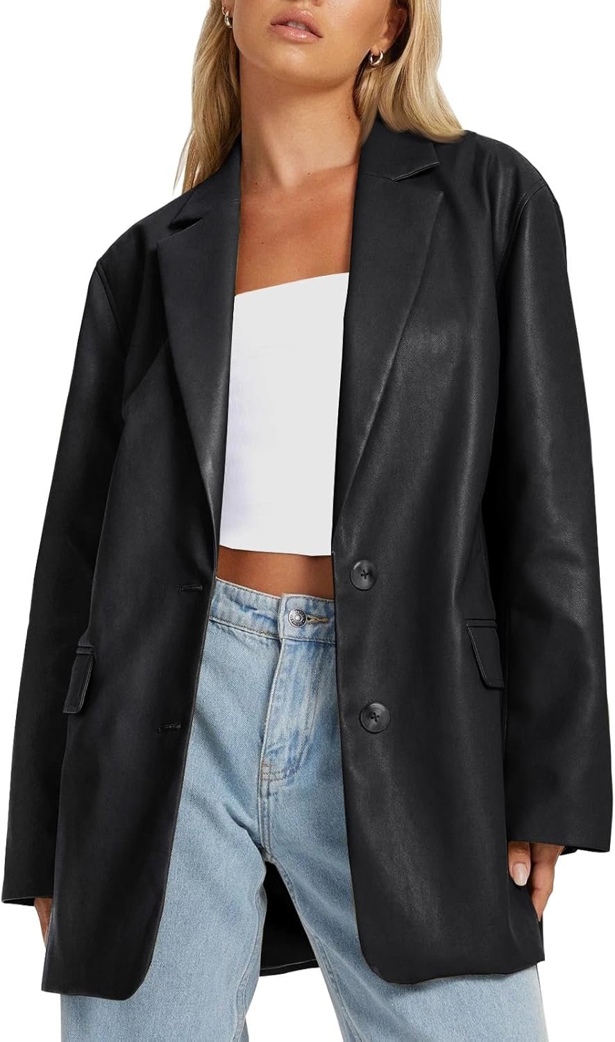 AUTOMET Womens Leather Jackets Faux Motorcycle Coats Bomber Outfits Fall Fashion Tops 2026 Winter Trendy Clothes