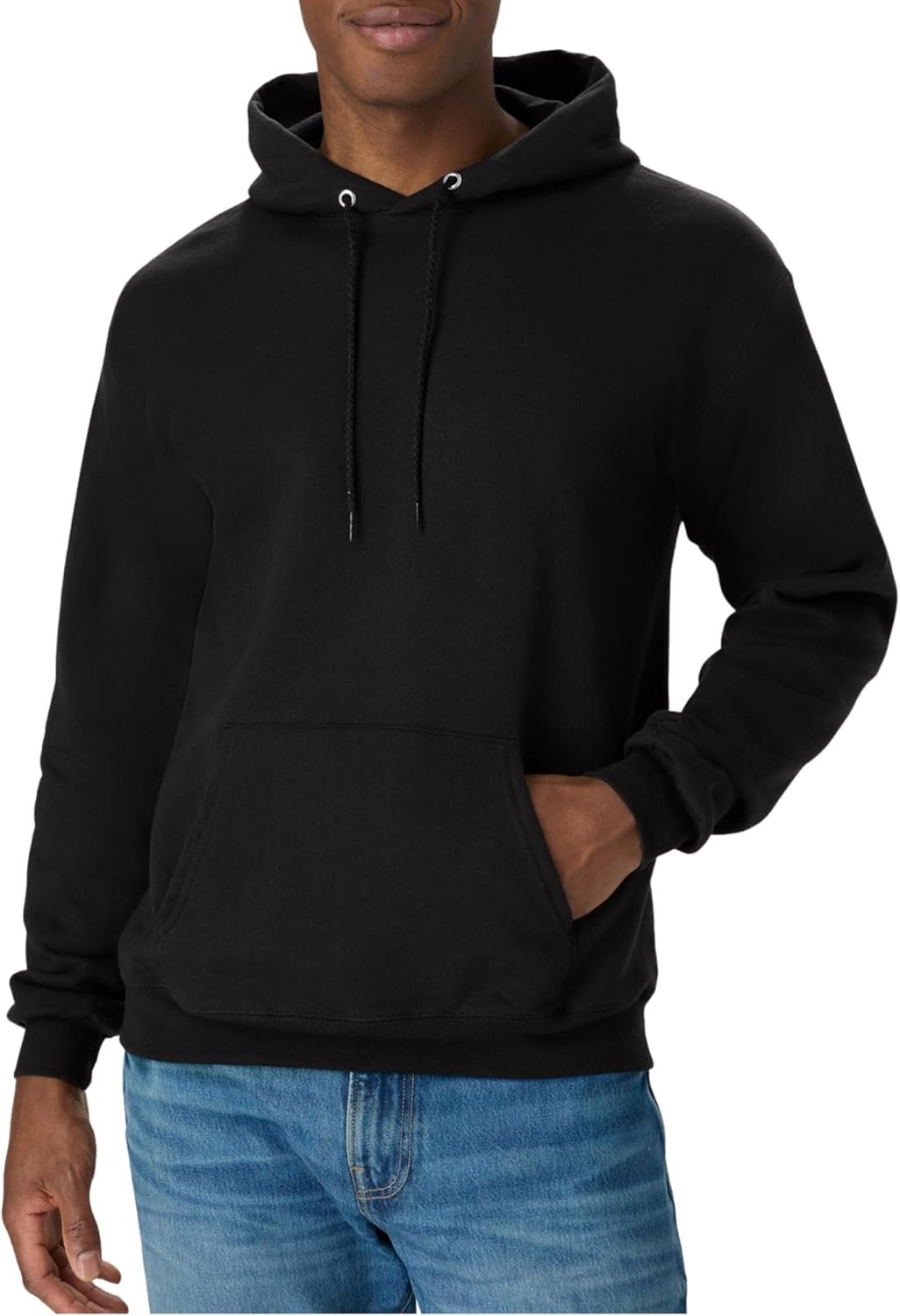 Hanes Men’s EcoSmart Hoodie, Midweight Fleece, Pullover Hooded Sweatshirt