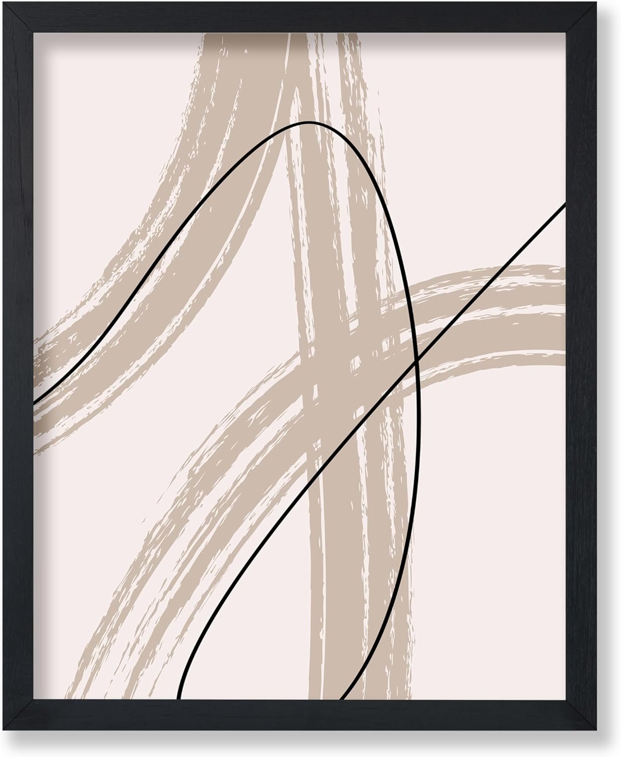 Poster Master Art of Lines Poster – Illustration Print – Chic Boho & Mid Century Modern Art – Abstract & Line Art – Living Room or Bedroom Wall Decor – 8×10 UNFRAMED