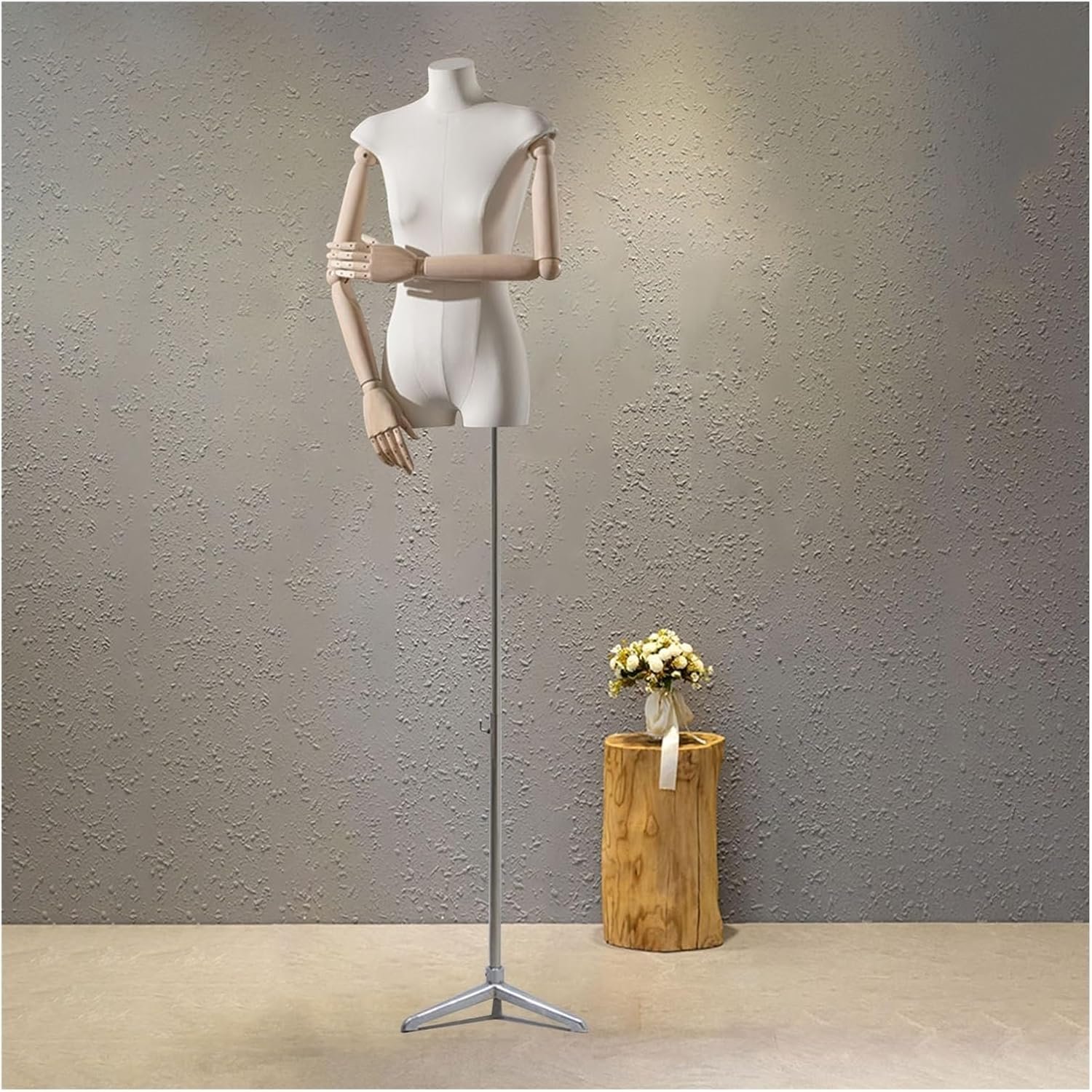 Adjustable Dress Form Mannequin for Women, 52-76 Inch Sewing Display Stand for Clothing & Jewelry, Ideal for Tailoring, Fashion Design, and Retail Showcases