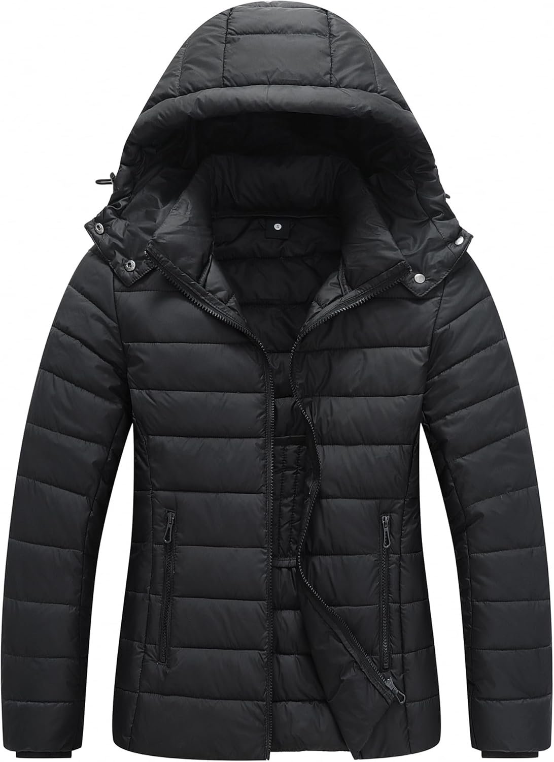 TDYPCI Women’s Winter Coat Lightweight Waterproof Puffer Jacket – Quilted Short Down Coat for Women, Warm Winter Jacket