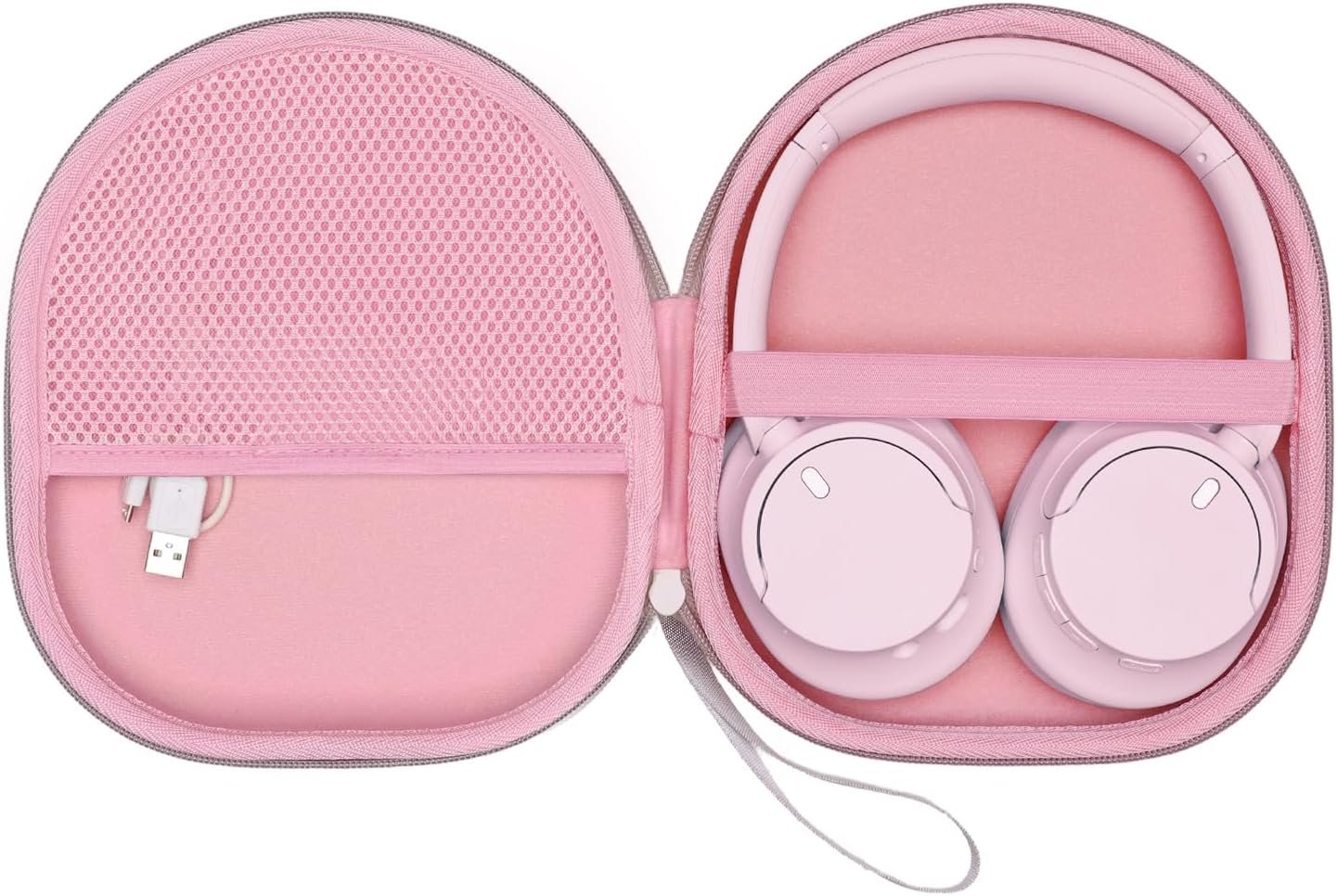 XANAD Hard Case Compatible with Sony WH-CH720N /WH-CH520,for Sony ULT WEAR / WHCH710N / WH-CH510 Noise Canceling Headphones, Pink