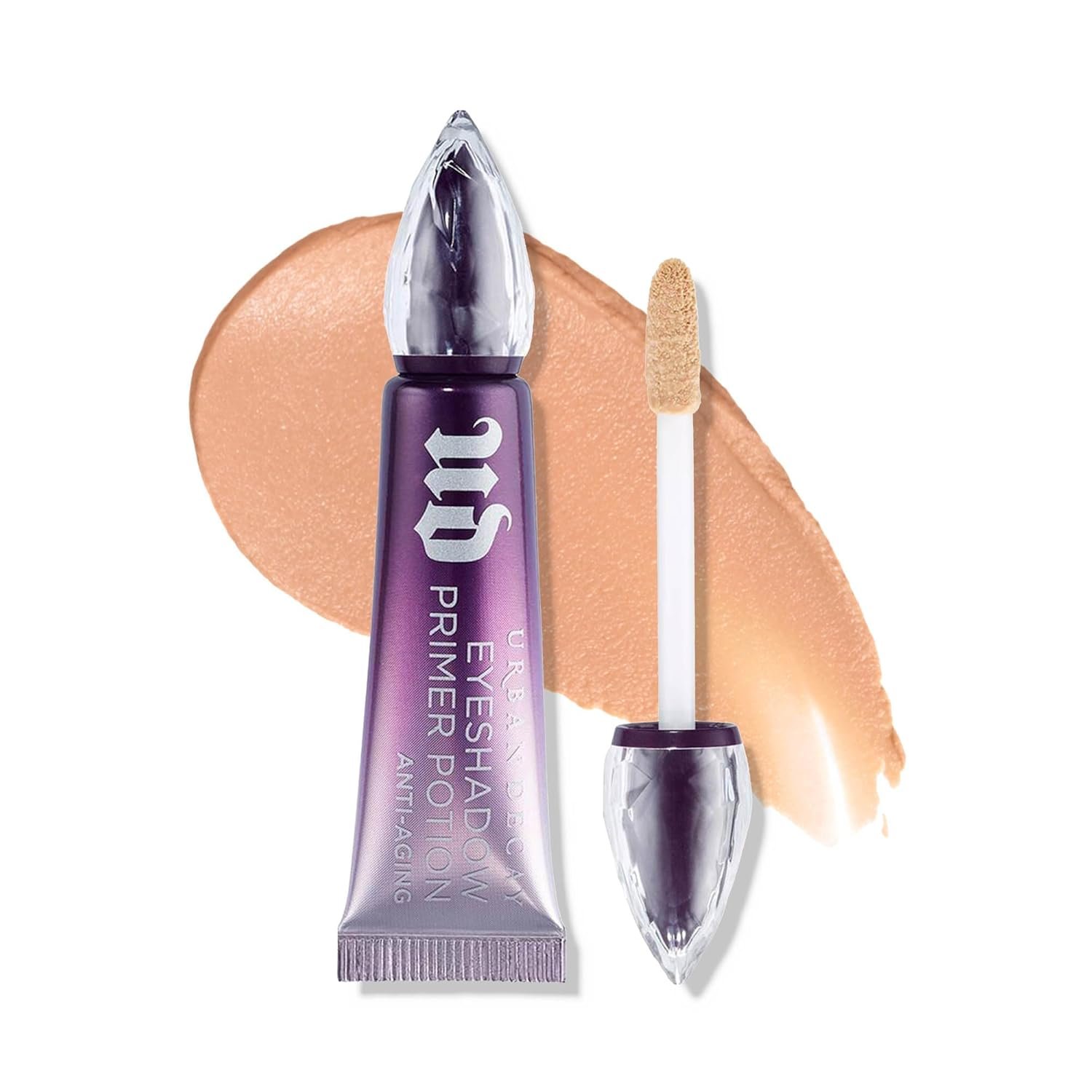 Urban Decay Anti-Aging Eyeshadow Primer Potion – Nude Eye Primer for Crease-Resistant & Long-Lasting Eye Makeup, Improves Look of Fine Lines & Texture, Smooths & Preps Eyelid Base, Vegan, Paraben-free