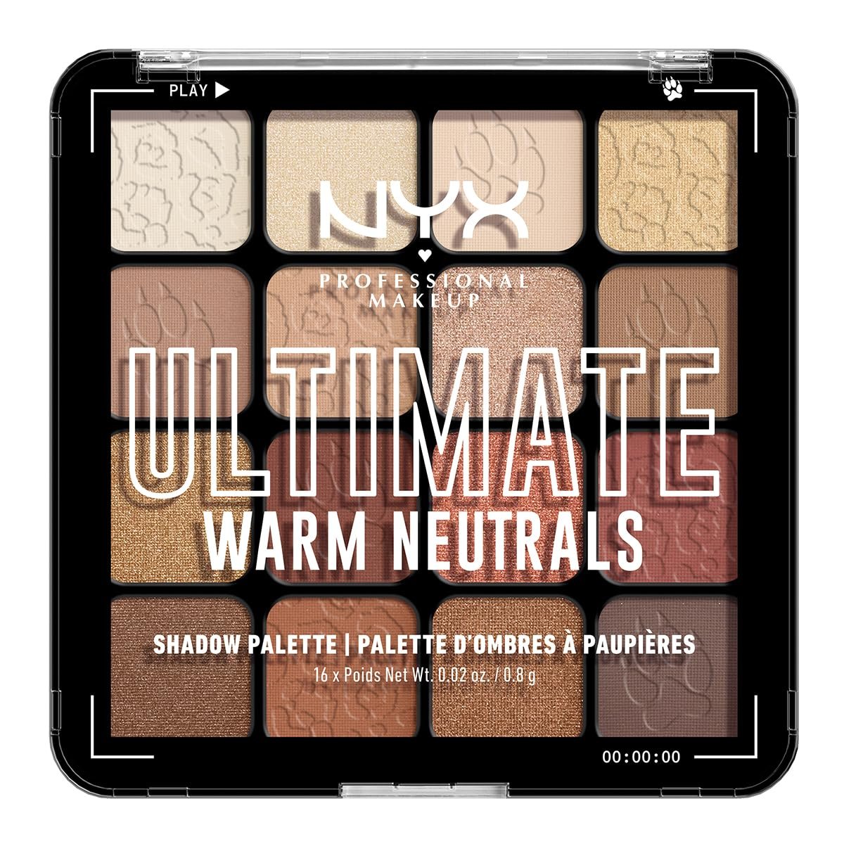 NYX PROFESSIONAL MAKEUP Ultimate Shadow Palette, Eyeshadow Palette – Warm Neutrals