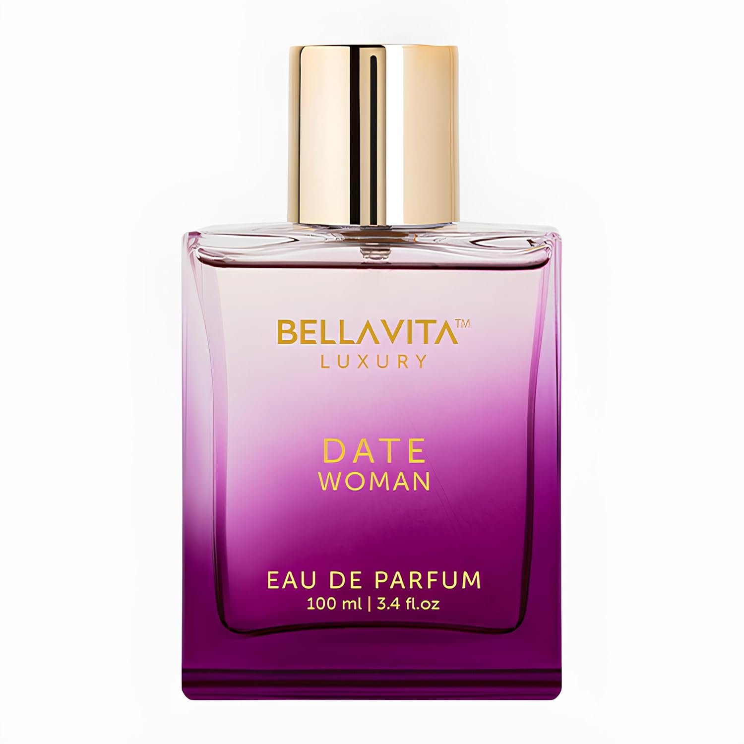 Bellavita Luxury DATE Eau de Parfum | 100 ml (3.4 fl.oz.) | Perfume for Women | Floral, Pink Pepper, Jasmine, and Moss Notes | Long Lasting Fragrance | Mother’s Day Present