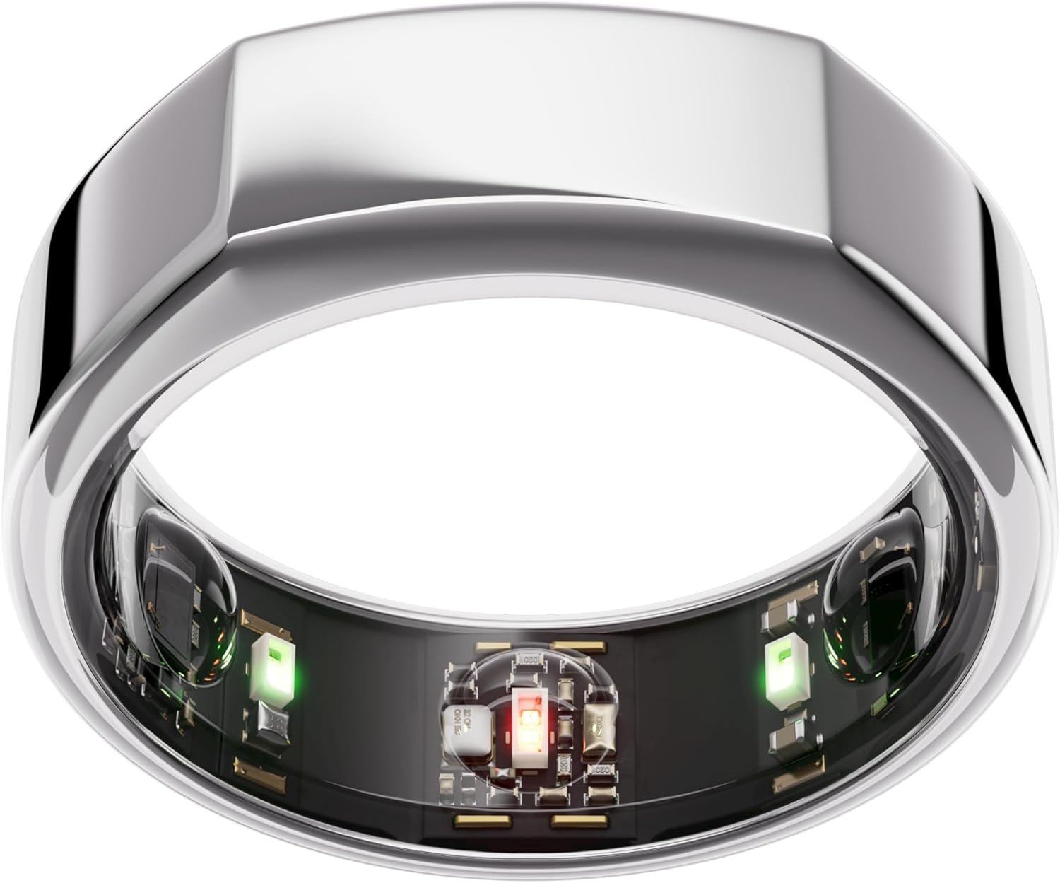 Oura Ring Gen3 Heritage – Silver – Size 11 – Smart Ring – Size First with Oura Ring Gen3 Sizing Kit – Sleep Tracking Wearable – Heart Rate – Fitness Tracker – 5-7 Days Battery Life