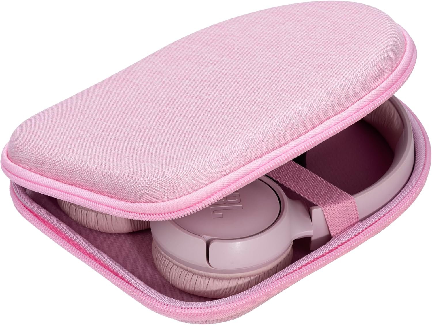 Ginsco Case Compatible with JBL Tune 510BT/520BT/500BT, Compatiblewith Sony WH-CH520/510, Ultra-Slim Hard Shell Headphone Case for On Ear Headphones (Pink)