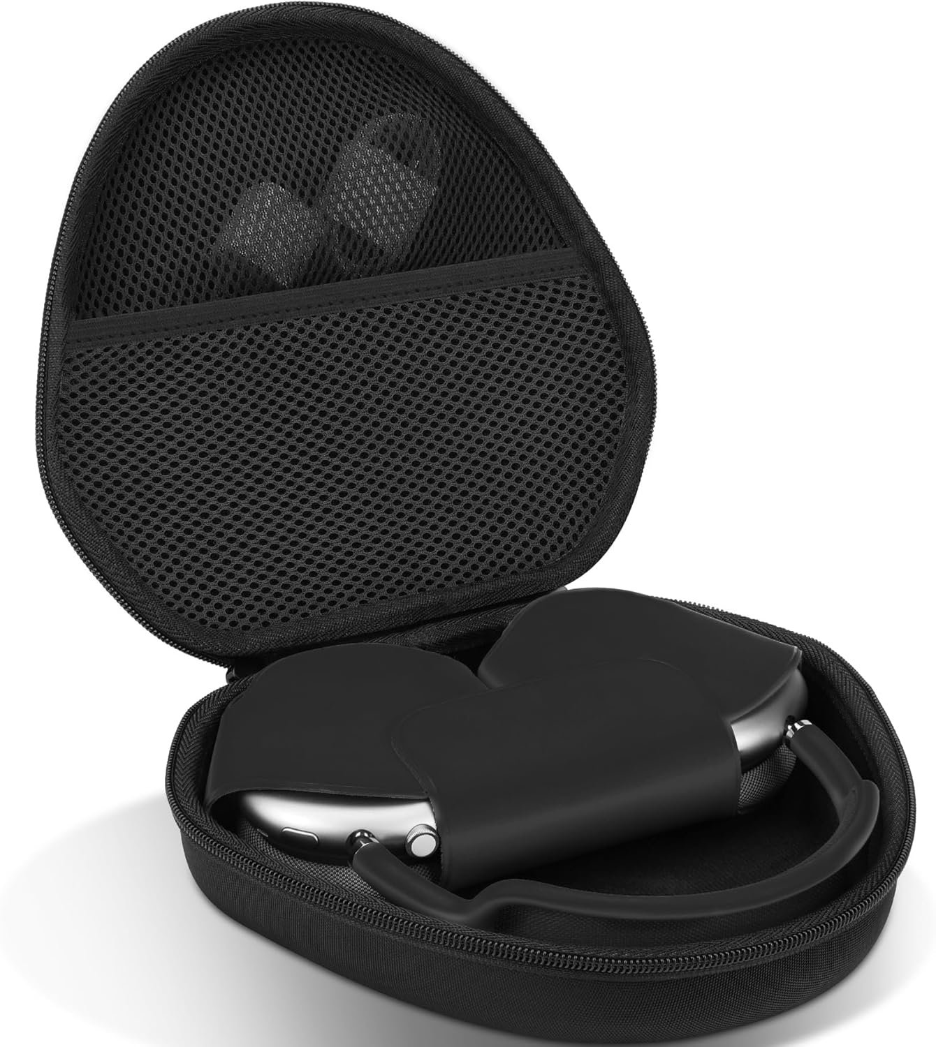 Lebakort Hard Case Compatible with Apple AirPods Max 2 / Apple AirPods Max Over-Ear Headphones (Black Case)