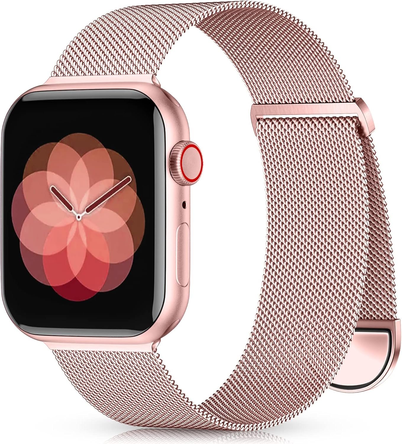 Zedoli Metal Band Compatible with Apple Watch Band 40mm 38mm 41mm 45mm 44mm 42mm 46mm for Women Men, Stainless Steel Milanese Mesh Loop Magnetic Wristbands for iWatch Series 11 10 9 8 7 6 5 4 3 2 1 SE