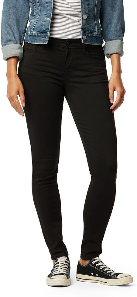 Levi Strauss Signature Gold Women’s 03 Essential Mid-Rise Skinny Jeans Stretch Denim (Also Available in Plus)