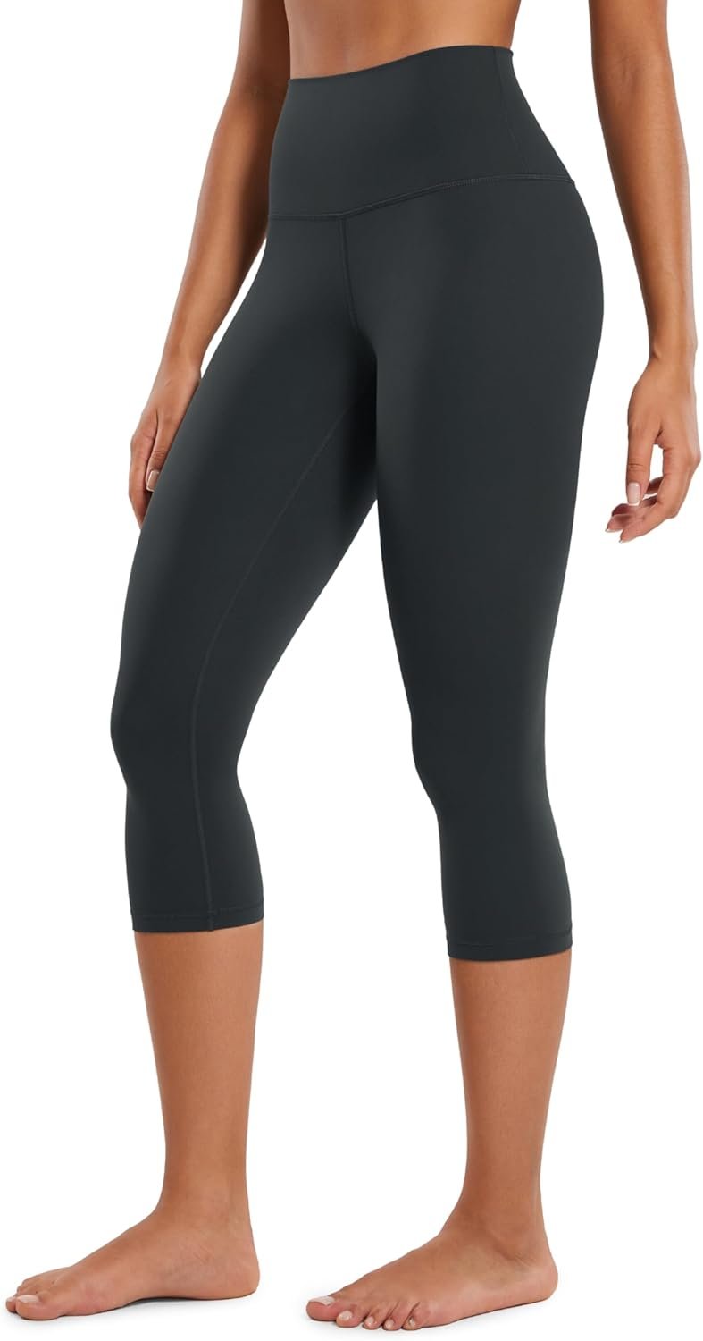 CRZ YOGA Butterluxe Yoga Capris Leggings 19” – High Waisted Workout Buttery Soft Athletic Lounge Womens Crop Pants
