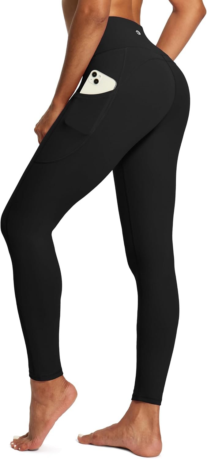 IUGA High Waist Yoga Pants with Pockets, Leggings for Women Tummy Control, Workout Leggings for Women 4 Way Stretch