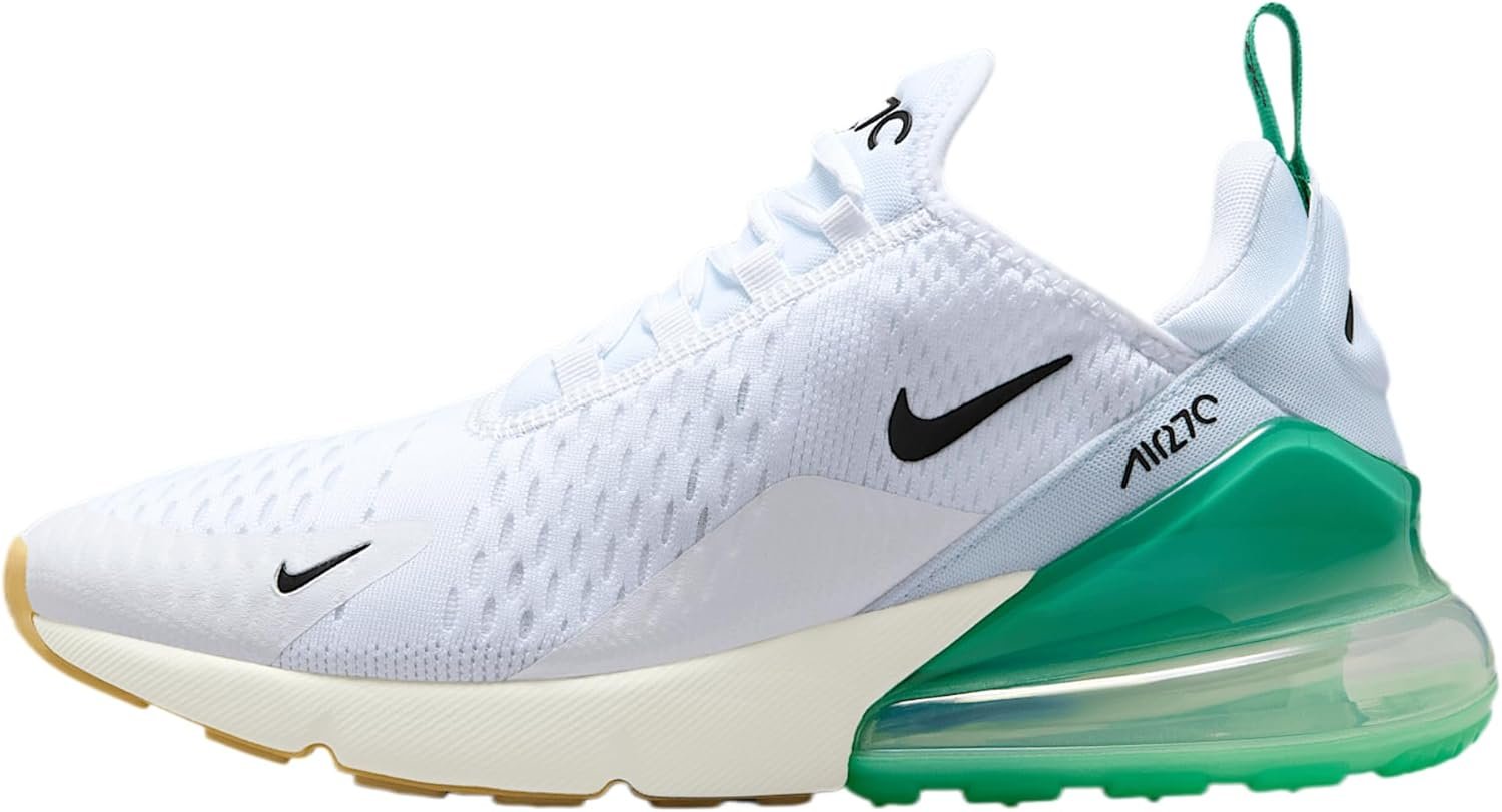 Nike Air Max 270 Women’s Shoes (AH6789-125, White/Summit White/Stadium Green/Black)