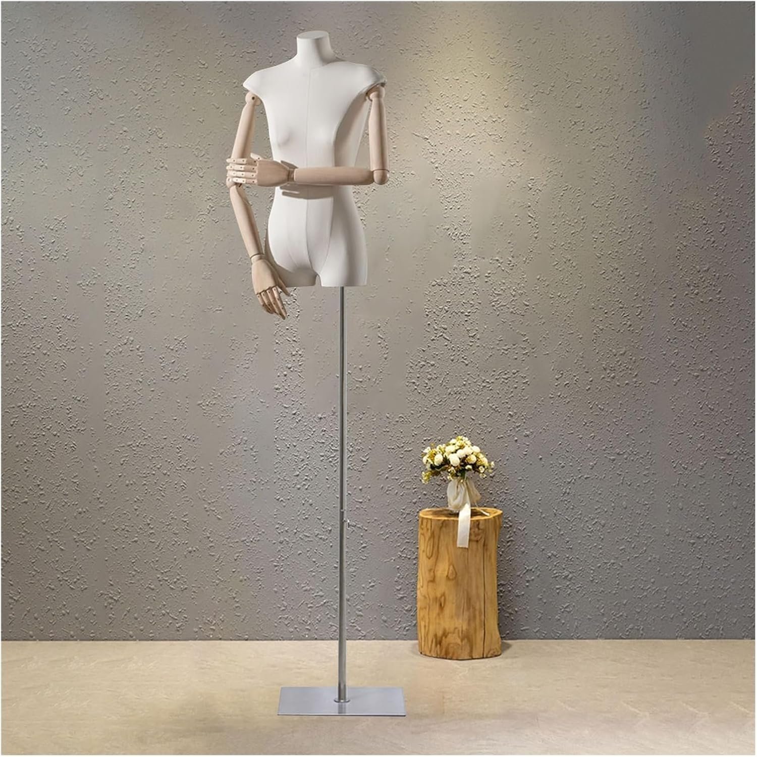 Adjustable Female Dress Form Mannequin Torso, 52-76″ Height for Tailoring & Fashion Design, Ideal for Clothing & Jewelry Displays, Perfect for Sewers & Designers