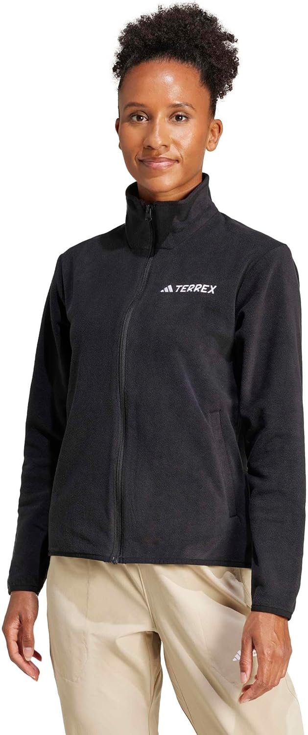 adidas womens Multi Essentials Full-zip Fleece Jacket