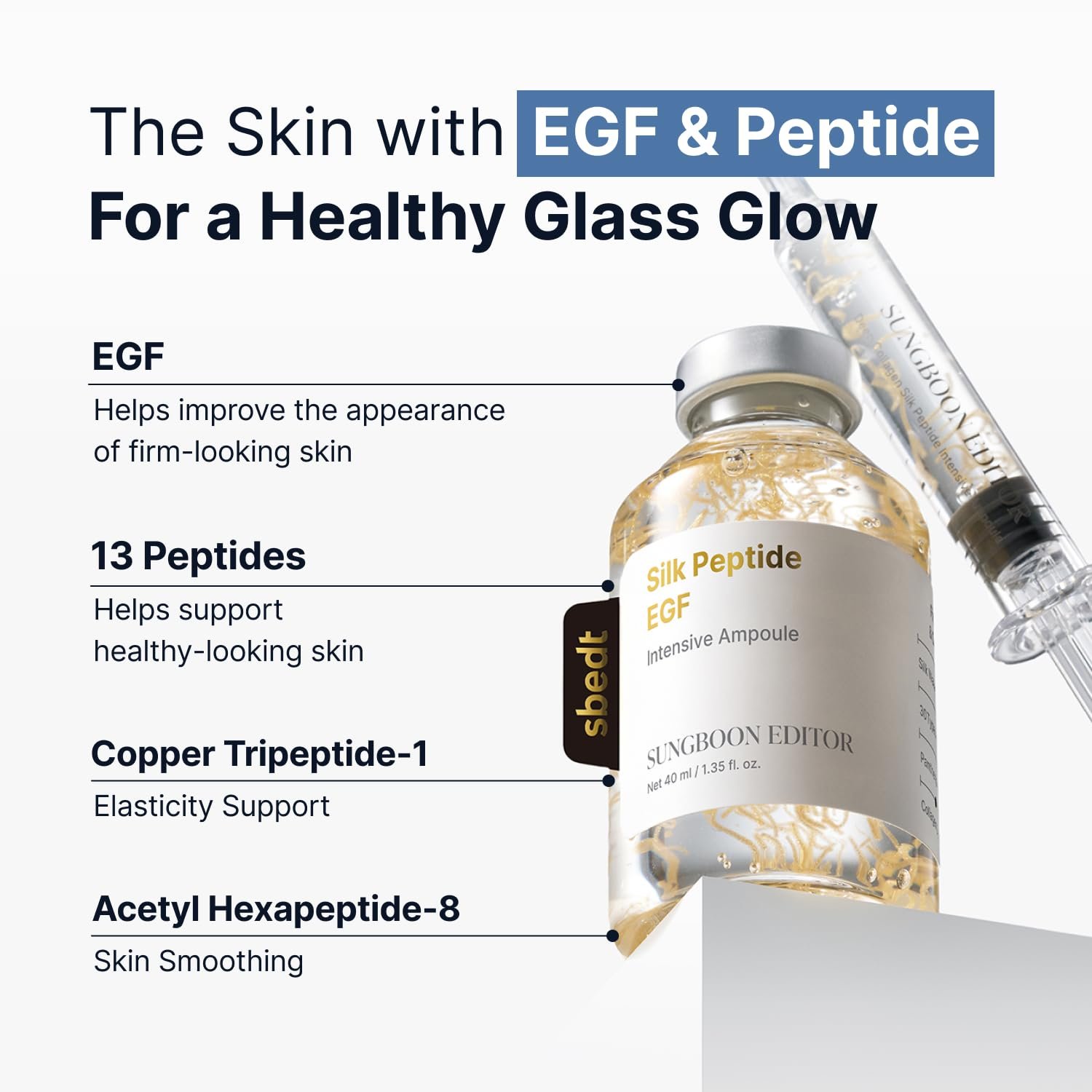SUNGBOON EDITOR Firm-Looking & Glow HOMETOX Trio for Radiant Skin: Gold Mask, EGF Silk Peptide Ampoule & Collagen Capsule Cream, Korean Skincare Gift Set for Women
