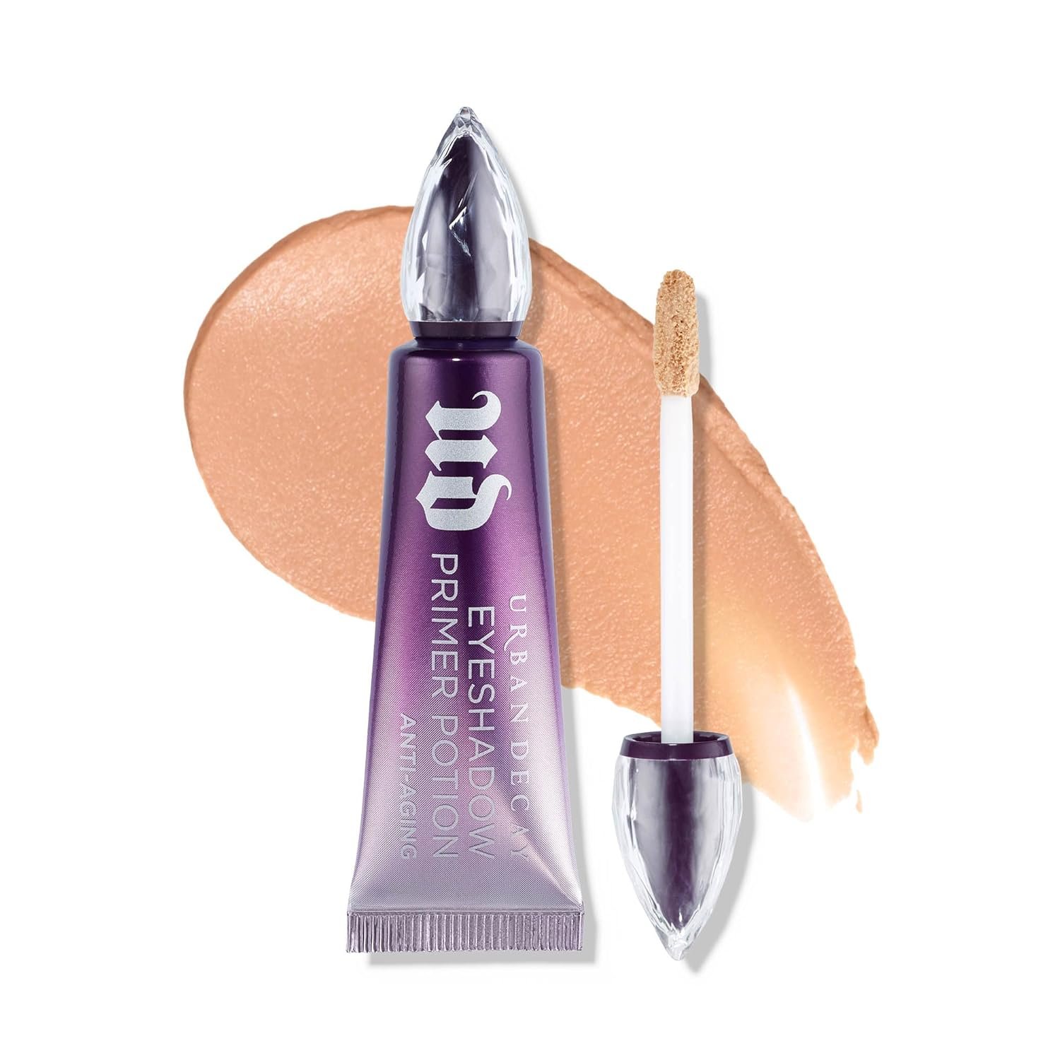 Urban Decay Anti-Aging Eyeshadow Primer Potion – Nude Eye Primer for Crease-Resistant & Long-Lasting Eye Makeup, Improves Look of Fine Lines & Texture, Smooths & Preps Eyelid Base, Vegan, Paraben-free