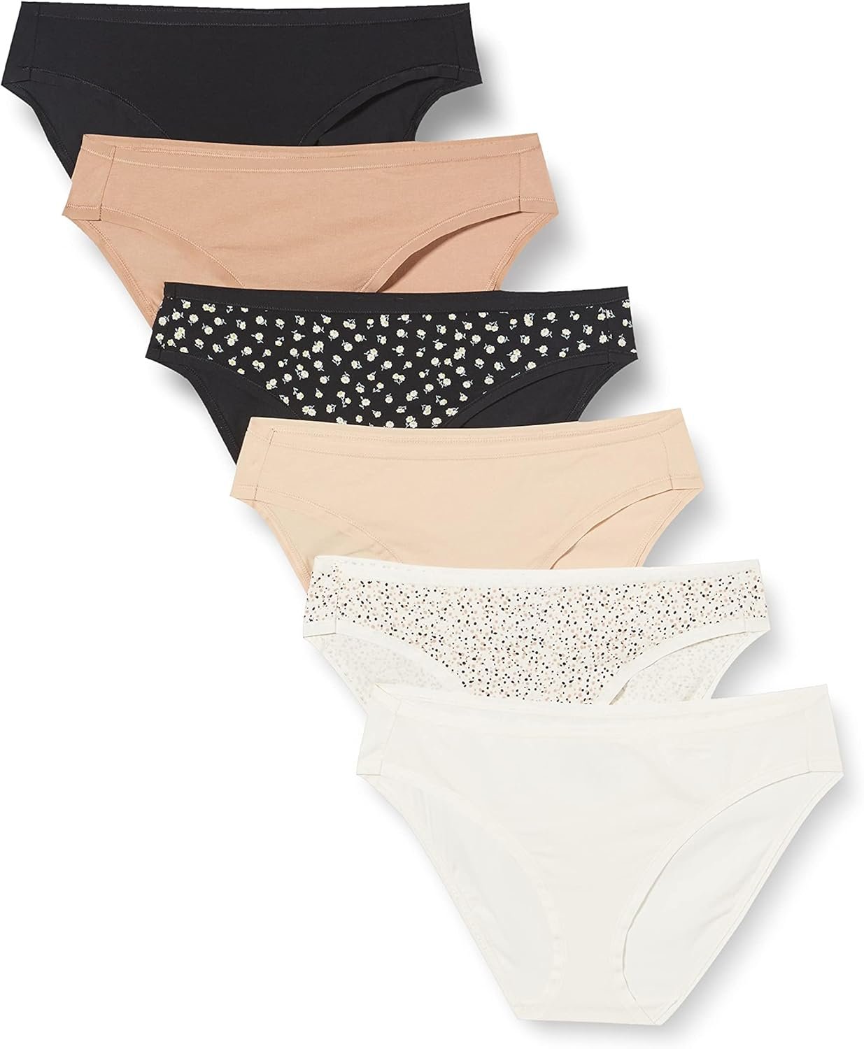 Amazon Essentials Women’s Cotton Spandex Bikini Brief Underwear (Available in Plus Size)