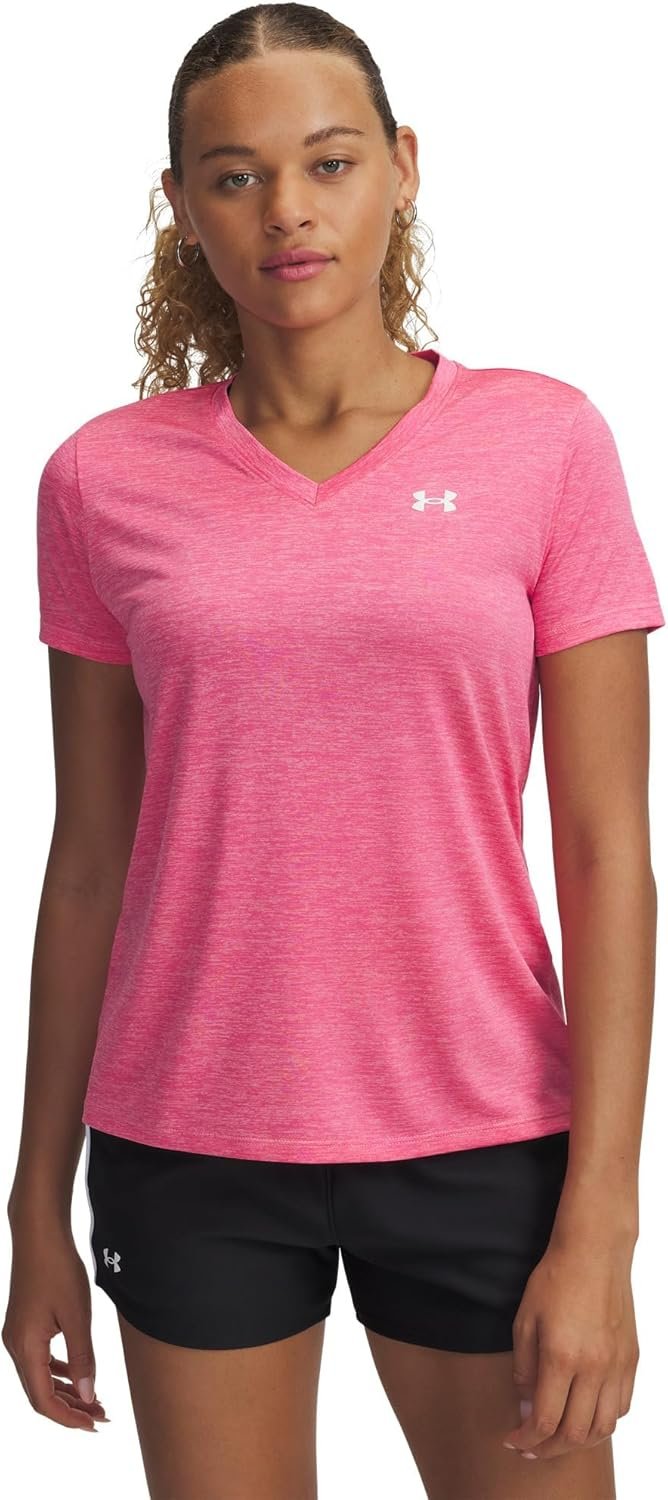 Under Armour Women’s Tech Twist V Neck Short Sleeve T-Shirt