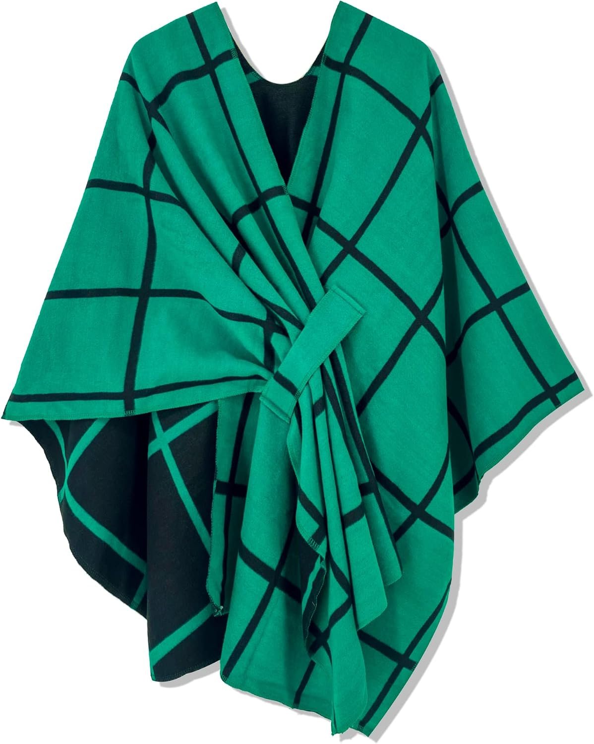 Moss Rose Women’s Shawl Wrap Poncho Ruana Cape Open Front Cardigan Shawls for Spring Fall Winter
