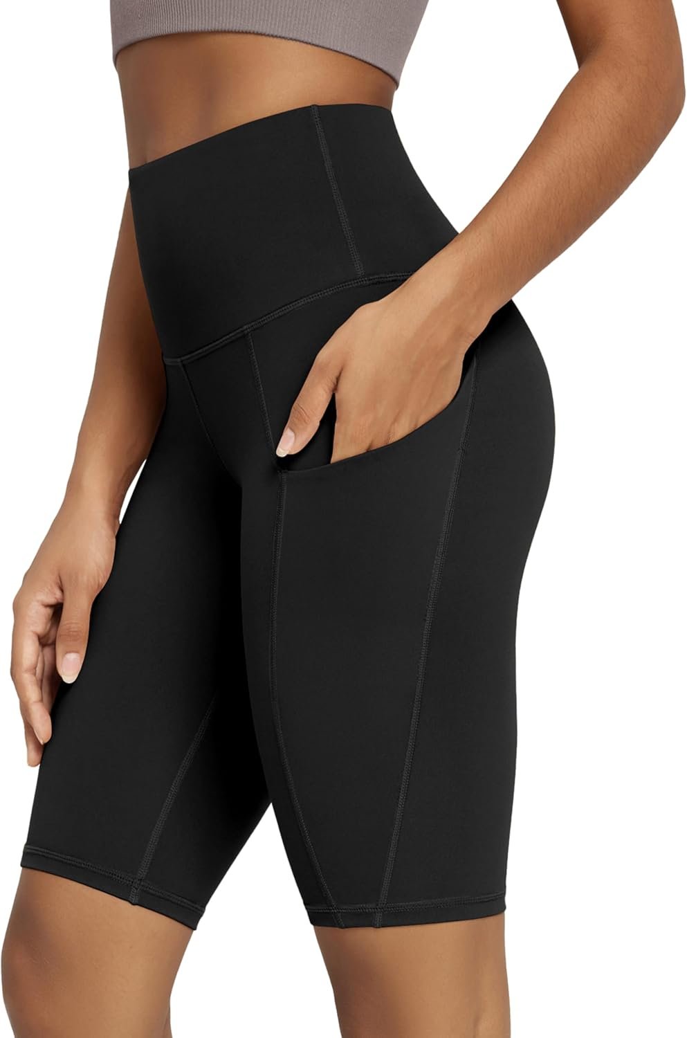 ODODOS Women’s Tummy Control Biker Shorts 2.0 with Pockets High Waist Athletic Workout Yoga Shorts-3.5”/ 5″/ 8″ / 10″ Inseam