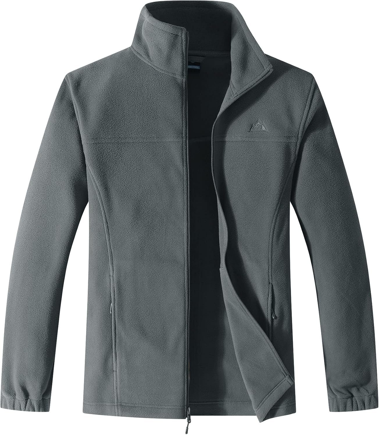 GIMECEN Women’s Lightweight Full Zip Soft Polar Fleece Jacket Outdoor Recreation Coat With Zipper Pockets
