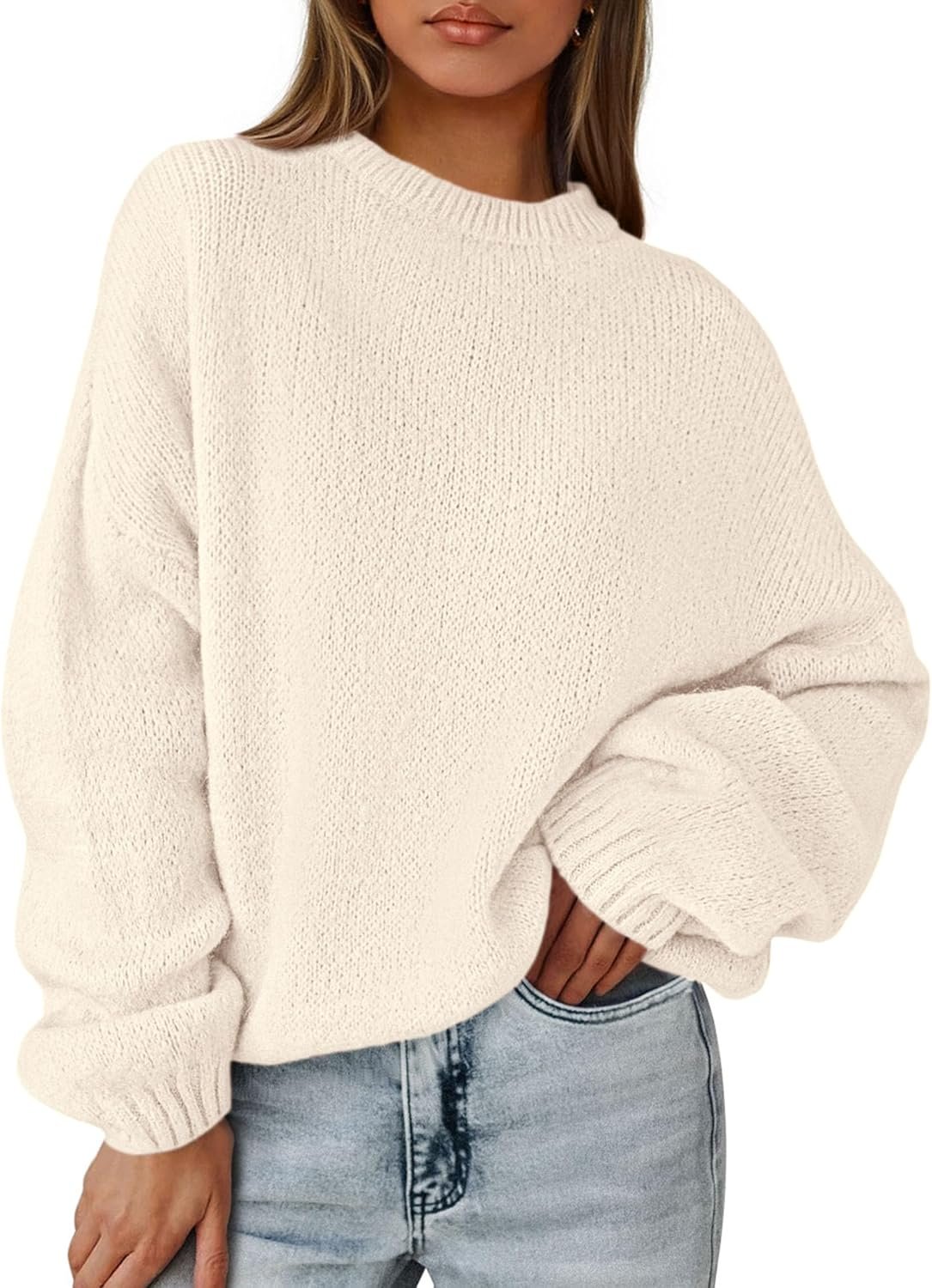 PRETTYGARDEN Women’s Fall Oversized Sweaters Dressy Casual Long Sleeve Chunky Knit Winter Pullover Tops 2026 Holiday Outfits